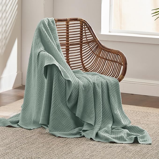 Bedsure Gentlesoft 100% Cotton Blanket Twin XL Size - Image 3
