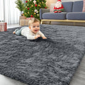 OLANLY 4x11 Area Rugs for Living Room Bedroom, Machine Washable Soft Fluffy by OLANLY
