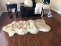 Free Shape Luxury Soft Fluffy Shag Area Rug Single and a Half 2'x4', 60x120cm by LAMBZYRUGS