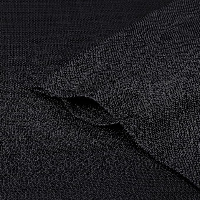 Chyhomenyc Black Valance for Windows, Faux Linen Slub Textured Small Kitchen - Image 6