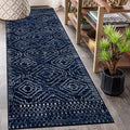 Wonnitar Washable Runner Rug for Kitchen, Non-Slip Long Geometric Rustic by Wonnitar