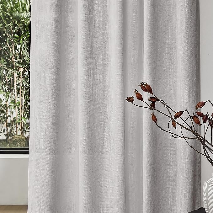 MYSKY HOME Floor Length Curtains Long Panels, Boho Curtains Farmhouse - Image 5