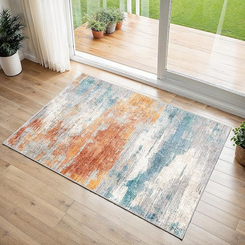 2x3 Washable Entryway Area Rug by Puino