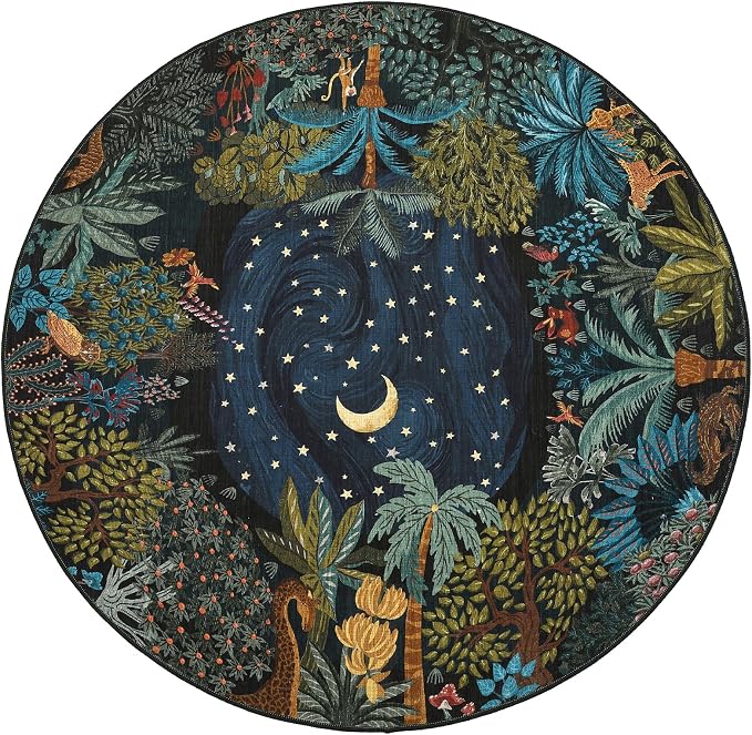 GarveeHome Round Area Rugs 4ft for Kids Room - Image 8