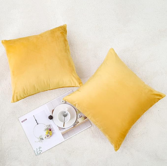 NiNi ALL Decorative Throw Pillow Covers Velvet Soft - Image 3