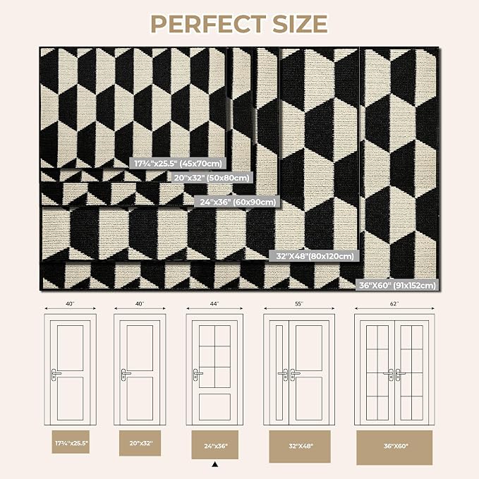 GRANNY SAYS Indoor Doormat, Non-Slip Front Door Mats, Outdoor Welcome Mat - Image 2