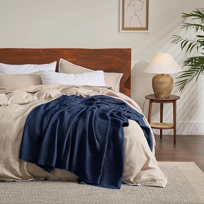 Bedsure Gentlesoft 100% Cotton Blanket King Size - Image 6