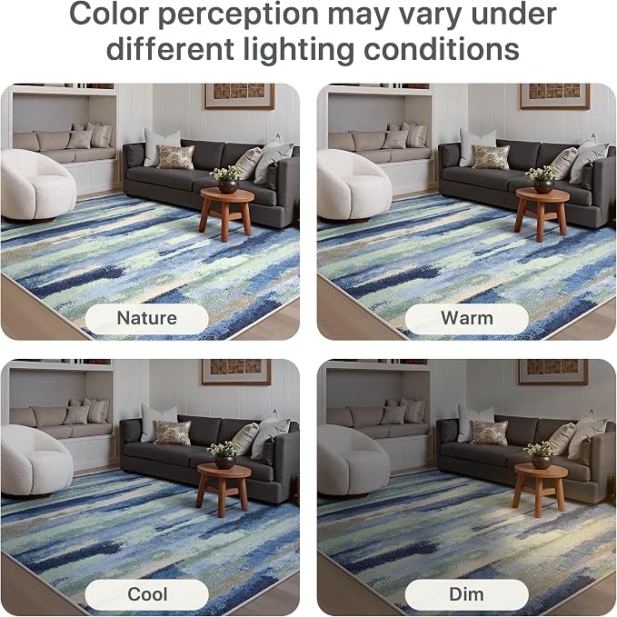 GENIMO 2X5 Washable Modern Runner Rug - Image 8