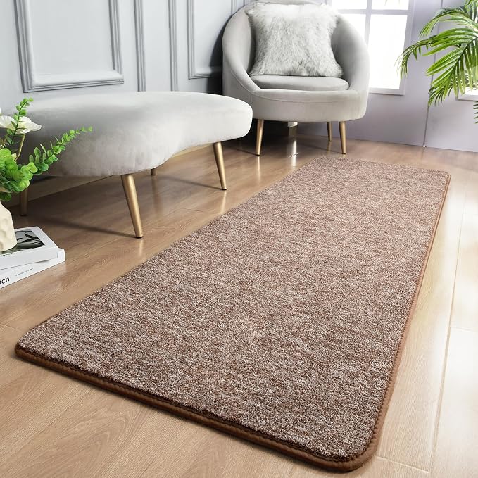 Keeko 2x8 Bedside Runner Rugs for Bedroom Living Room Hallway Non Slip Washable - Image 4