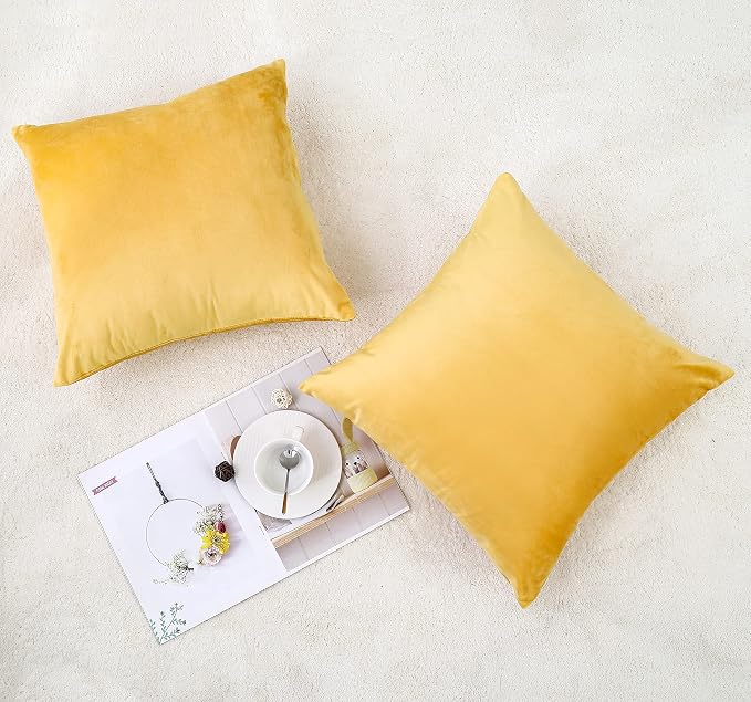 NiNi ALL Decorative Throw Pillow Covers Velvet Soft - Image 3