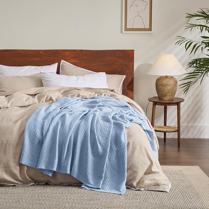 Bedsure Gentlesoft 100% Cotton Throw Blanket - Image 7