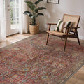 GENIMO 9x12 Area Rugs for Living Room, Machine Washable Non Slip Vintage Rugs by GENIMO