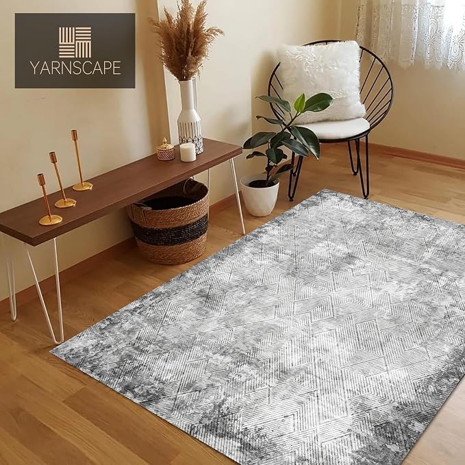 YARNSCAPE 6' x 9' Washable Area Rug - Image 3
