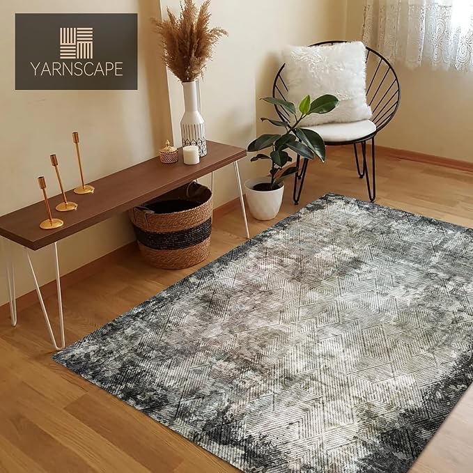 YARNSCAPE 4' x 6' Washable Area Rug - Image 3