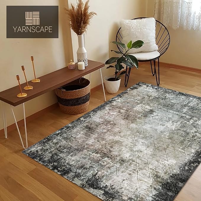 YARNSCAPE 6' x 9' Washable Area Rug - Image 3