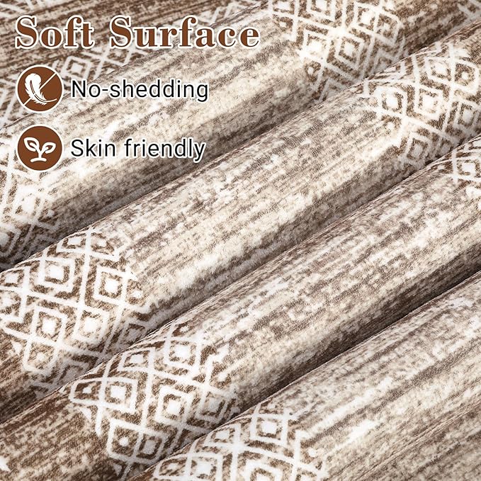 GarveeHome Modern Geometric Area Rug 2x3 Distressed Bordered Washable Non Slip - Image 2