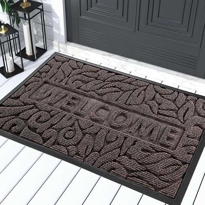 Yimobra Welcome Mat Outdoor 29.5x17, Waterproof Non-Slip Outdoor Mats by Yimobra