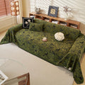 ROOMLIFE Green Sofa Cover, Vintage Boho Couch Cover by ROOMLIFE