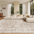 Madane Living Room 10x14 Area Rugs, Washable Low Pile Non-Slip Stain Resistant by Madane