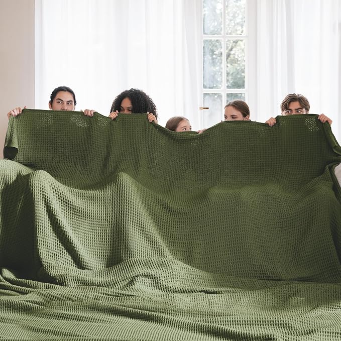 Bedsure Gentlesoft 100% Cotton Big Blanket Oversized King - Image 2