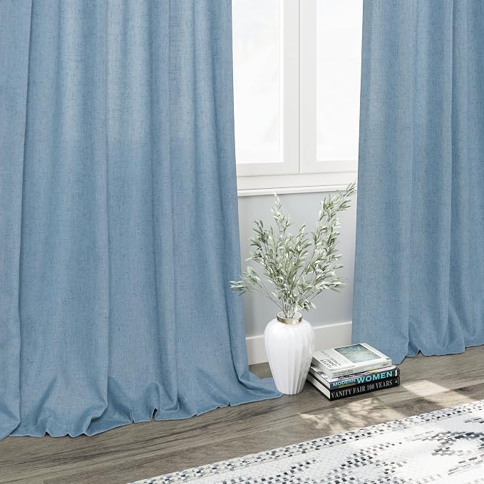 Nanspring Blue Curtains 80 Inches Length - Image 6
