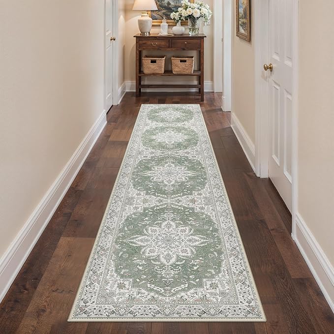 GENIMO 2'6''x8 Washable Vintage Runner Rug - Image 4