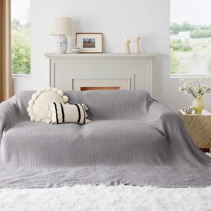 Bedsure Gentlesoft 100% Cotton Big Blanket Oversized King - Image 5