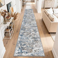 Non Slip Floor Runners for Dogs 2.6x14 Washable Runner Rug Abstract, Joint by TTelephant