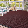 OLANLY Front Door Mat Outside Entrance 71x47, Heavy Duty Sturdy Natural Rubber by OLANLY