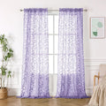 OWENIE Furman Extra Long Sheer Curtains 96 inches Long by OWENIE
