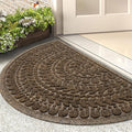 RORA Half Circle Door Mat Front Door Mat Outside Entrance Welcome Mats Outdoor by RORA
