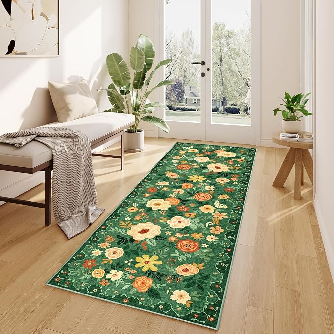 DUKINO 2x6 Runner Rug for Hallway, Washable Kitchen Runner Rug - Image 2