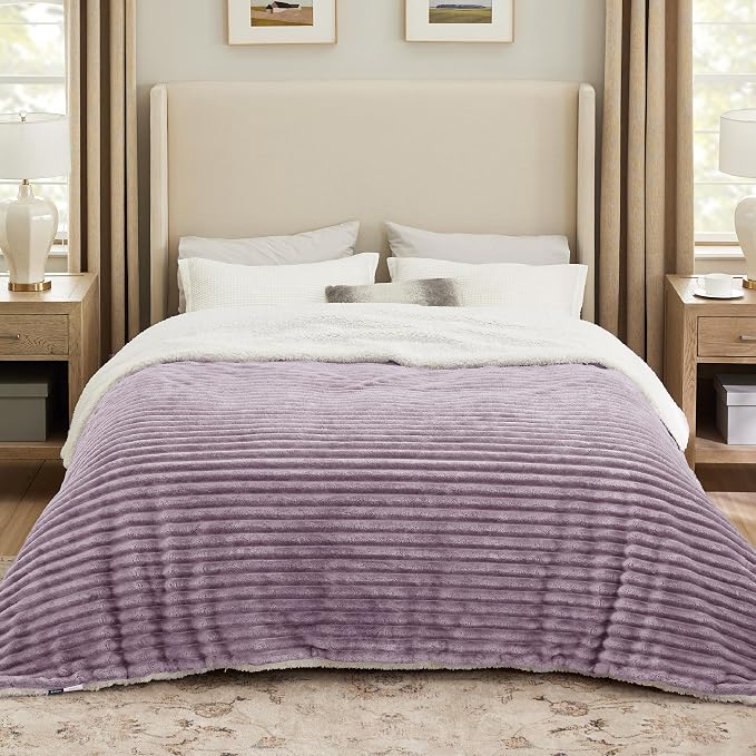 Bedsure Sherpa Blanket Queen Size by BEDSURE
