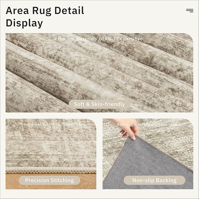 Runner Rug 2x5 Washable Non-Slip Kitchen Runner Rugs - Image 6