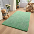Keeko 2x4 Green Runner Rug, Indoor Bedroom Hallway Entryway Small Area Rugs Non by Keeko