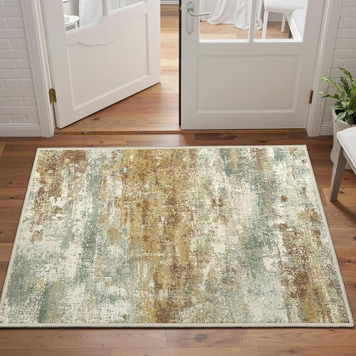 2x3 Rugs for Entryway Entrance Kitchen Bathroom, Machine Washable Modern - Image 2