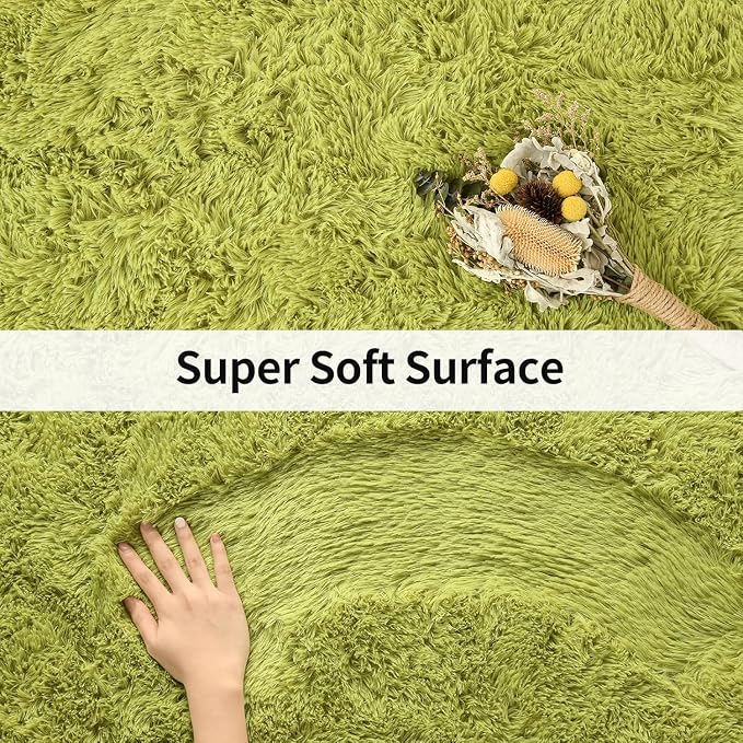 Merelax Soft Modern Indoor Large Shaggy Rug - Image 6
