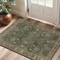 Bavni 2x3 Doormat, Machine Washable Runner Rug Non Slip, Vintage Floral Print by BAVNI