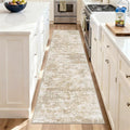 Non Slip Floor Runners for Dogs 2.6x8 Washable Runner Rug Abstract, Joint by TTelephant