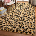 Amearea Fluffy Leopard Rug, Premium Cheetah Print Rugs, Soft Comfy Faux Fur by AmeareaDirect