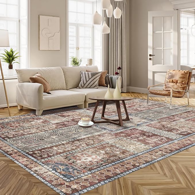 YARNSCAPE Vintage 4' x 6' Washable Area Rug - Image 2