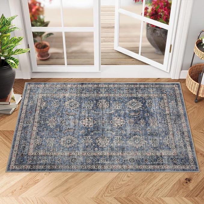 GarveeHome 2x3 Machine Washable Small Rugs by GarveeHome