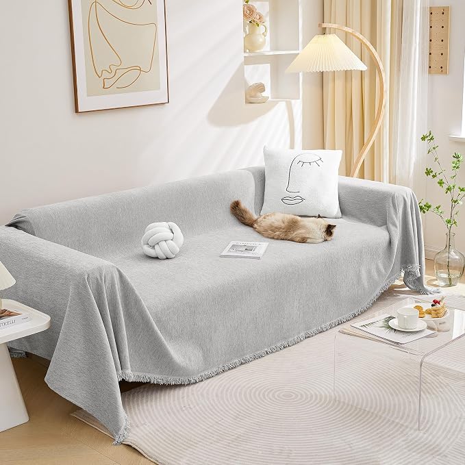 MEETSKY Couch Cover Small Sofa Covers Sofa Throw Cover by MEETSKY