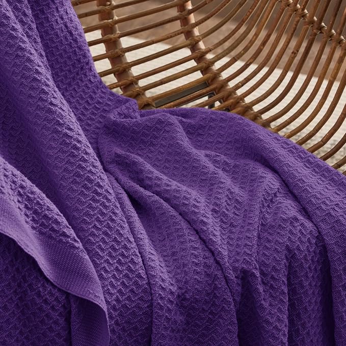 Bedsure Gentlesoft 100% Cotton Blanket Twin XL Size - Image 4