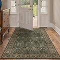 Bavni Washable Rugs 4x6-Machine Washable Rug Lightweight Low Pile, Vintage by BAVNI