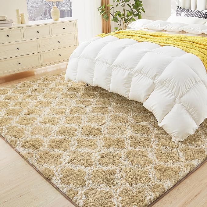 Litanika 6x9 Geometric Shag Area Rug - Image 3