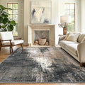GENIMO Washable Area Rugs for Living Room, 8x10 Vintage Non Slip Rugs, Low Pile by GENIMO
