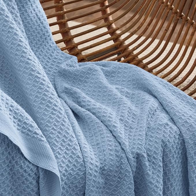 Bedsure Gentlesoft 100% Cotton Throw Blanket - Image 4