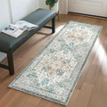 GENIMO 2‘6“x8 Runner Rugs for Hallway, Machine Washable Non Slip Vintage Rugs by GENIMO