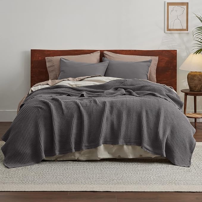 Bedsure Gentlesoft 100% Cotton Blanket King Size - Image 3